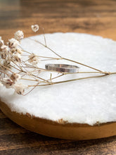 Load image into Gallery viewer, Personalized Sterling Silver Stack Ring - Hand Stamped Thin Band - by Via Francesca