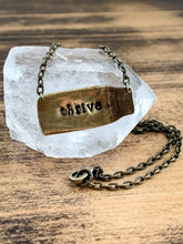 Load image into Gallery viewer, Personalized Shell Casing Necklace - Hand Stamped - by Via Francesca