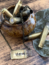 Load image into Gallery viewer, Personalized Shell Casing Necklace - Hand Stamped - by Via Francesca