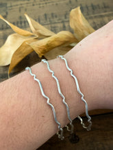 Load image into Gallery viewer, Wave Bangle Bracelet - Copper, Brass or Sterling Silver - by Via Francesca