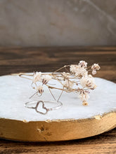 Load image into Gallery viewer, Sterling Silver Open Heart Ring - by Via Francesca