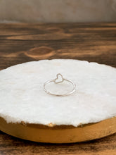 Load image into Gallery viewer, Sterling Silver Open Heart Ring - by Via Francesca