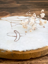 Load image into Gallery viewer, Sterling Silver Open Moon Ring - by Via Francesca