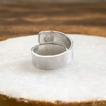 Load image into Gallery viewer, Custom Adjustable Aluminum Wrap Ring - Personalized Name - You Choose The Saying! - by Via Francesca