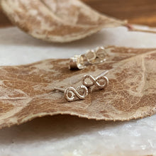 Load image into Gallery viewer, Minimalist Infinity Stud Earrings - Sterling Silver, Gold Filled or Rose Gold Filled