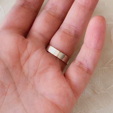 Load image into Gallery viewer, Personalized Sterling Silver Band Ring - by Via Francesca