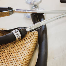 Load image into Gallery viewer, Personalized Stethoscope ID Tag - Aluminum - by Francesca