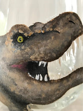 Load image into Gallery viewer, Hand Painted T-Rex Stemless Wine Glass - by Francesca