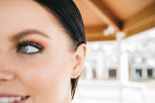 Load image into Gallery viewer, Minimalist Infinity Stud Earrings - Sterling Silver, Gold Filled or Rose Gold Filled