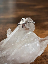 Load image into Gallery viewer, MADE TO ORDER - Sterling Silver Ghost Ring with Twist Band
