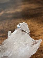 Load image into Gallery viewer, MADE TO ORDER - Sterling Silver Ghost Ring with Twist Band
