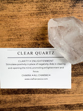 Load image into Gallery viewer, Clear Quartz Point - Clarity // Enlightenment

