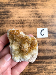 Mini Citrine Cluster - 40-75g - Positivity // Joy // Happiness