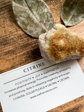 Load image into Gallery viewer, Mini Citrine Cluster - 40-75g - Positivity // Joy // Happiness
