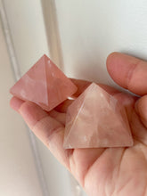 Load image into Gallery viewer, Rose Quartz Pyramid - Medium - Unconditional Love // Understanding
