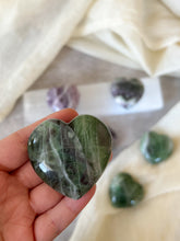 Load image into Gallery viewer, Fluorite Heart - Medium - Peace // Focus
