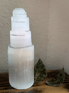 6" Selenite Tower - Cleanse // Protection // Peace