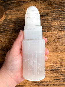 6" Selenite Tower - Cleanse // Protection // Peace