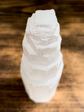 Load image into Gallery viewer, 6&quot; Selenite Tower - Cleanse // Protection // Peace
