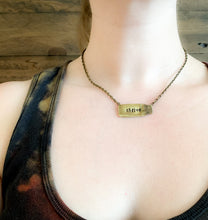 Load image into Gallery viewer, Personalized Shell Casing Necklace - Hand Stamped - by Via Francesca
