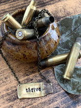 Load image into Gallery viewer, Personalized Shell Casing Necklace - Hand Stamped - by Via Francesca
