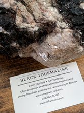 Load image into Gallery viewer, Black Tourmaline with Mica - Protection // Grounding
