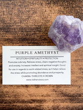 Load image into Gallery viewer, Rough Amethyst Chunk - Intuition // Spirituality // Protection
