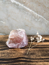 Load image into Gallery viewer, Rough Rose Quartz Chunk - 154g - Unconditional Love // Understanding
