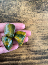 Load image into Gallery viewer, Tumbled Sea Jasper - Happiness // Peace
