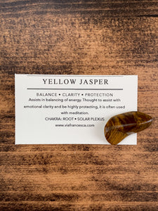 Tumbled Yellow Jasper - Balance // Clarity // Protection