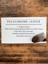 Load image into Gallery viewer, Tumbled Polychrome Jasper - // Transform //
