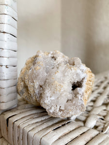 Moroccan Geode with Clear Quartz Growth - 178g - Clarity // Enlightenment