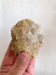 Moroccan Geode with Clear Quartz Growth - 178g - Clarity // Enlightenment