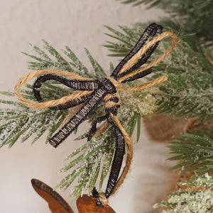 - Personalized - Rusty Angel Ornament - Hand Stamped - by Francesca