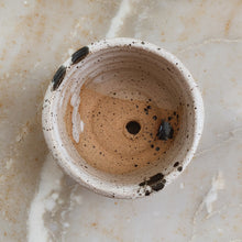 Load image into Gallery viewer, Tiny White &amp; Black Speckled Planter - by Sophia Grace Collection
