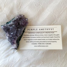 Load image into Gallery viewer, Amethyst Cluster - 68g - Intuition // Spirituality // Protection
