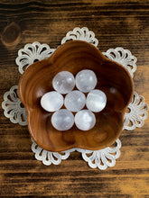 Load image into Gallery viewer, Selenite Sphere - Cleanse // Protection // Peace
