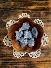 Load image into Gallery viewer, Rough Coated Blue Calcite Specimen - Clear // Calm
