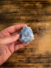 Load image into Gallery viewer, Rough Coated Blue Calcite Specimen - Clear // Calm
