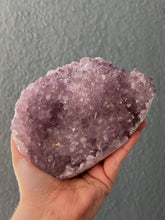 Load image into Gallery viewer, Amethyst Cut Base - Intuition // Spirituality // Protection
