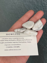 Load image into Gallery viewer, Tumbled Howlite - Calm // Self-Expression
