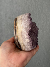 Load image into Gallery viewer, Amethyst Cut Base - Intuition // Spirituality // Protection
