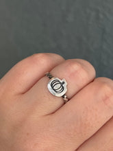 Load image into Gallery viewer, MADE TO ORDER - Sterling Silver Pumpkin Ring with Twist Band
